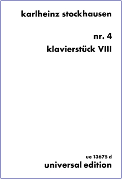 KLAVIERSTÜCK VIII