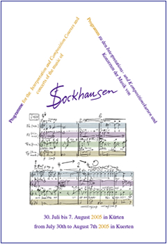 Stockhausen Courses Kuerten 2005