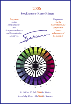 Stockhausen Courses Kuerten 2006