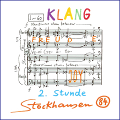 Stockhausen Edition no. 84