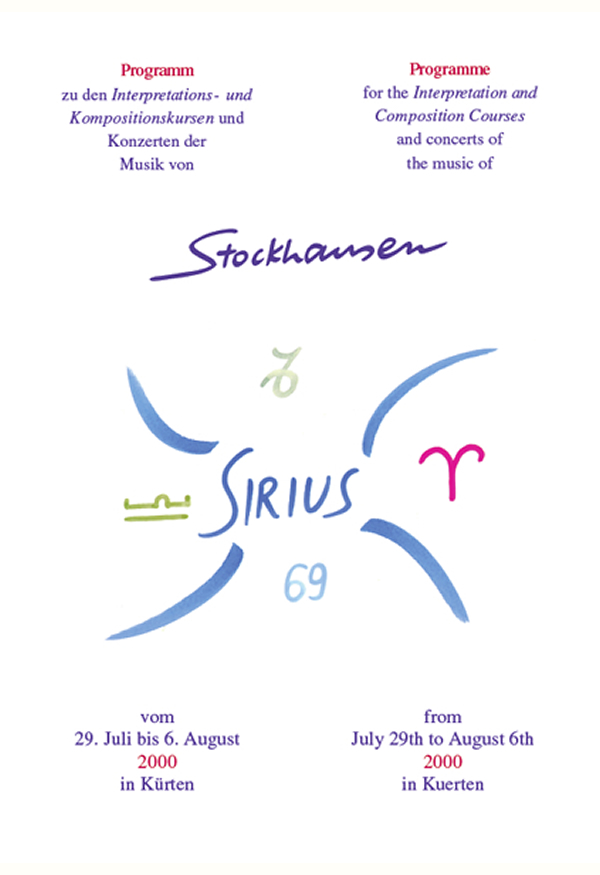 Stockhausen Courses Kuerten 2000