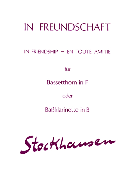 IN FREUNDSCHAFT