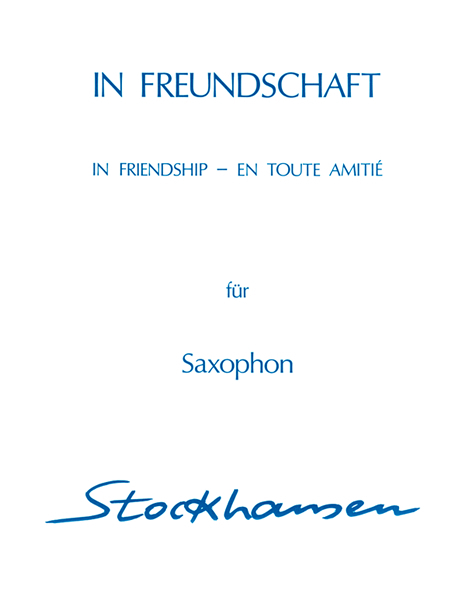 IN FREUNDSCHAFT